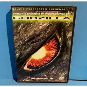 Godzilla DVD (1998) Deluxe Widescreen - TriStar - Sci-Fi Action Movie - Roland